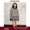 MAXRIENY黑白千鸟格纹流苏钻链中式夹克新款外套(货号:MC88JA546) 商品缩略图0