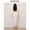 玛克门店发货：MAXRIENY浪漫都市风醋酸外套蕾丝装饰系带24秋冬新款(货号:MC85JA282) 商品缩略图3