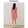 玛克门店发货：MAXRIENY甜美宫延风钉珠方领连衣裙茶歇裙(货号:MC85DR332) 商品缩略图3