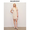 玛克门店发货：MAXRIENY蕾丝钉珠甜美亮片花朵连衣裙2024夏季新品(货号:MC85DR374) 商品缩略图1