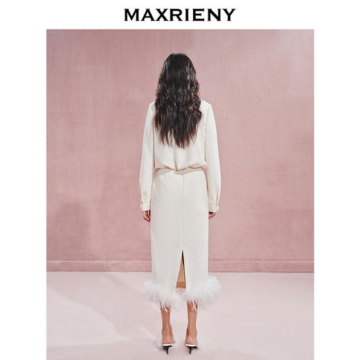 玛克门店发货：MAXRIENY*复古宫廷刺绣半裙(货号:MC85SK531A20) 商品图3