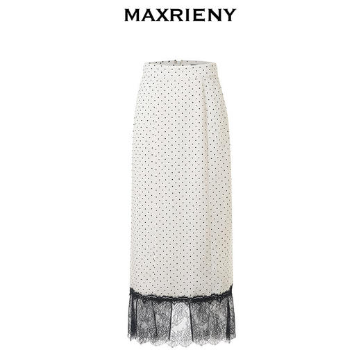 玛克门店发货：MAXRIENY法式复古风情蕾丝鱼尾半裙(货号:MC85SK060) 商品图4