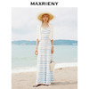 玛克门店发货：MAXRIENY宫廷浪漫风针织开衫外套收腰外搭(货号:MC85JA257) 商品缩略图1