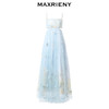 玛克门店发货：MAXRIENY海盐蓝立体花朵裙立体手工花朵(货号:MC85DR379) 商品缩略图3