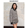 玛克门店发货：MAXRIENY黑白千鸟格纹流苏钻链中式夹克新款外套(货号:MC88JA546) 商品缩略图1