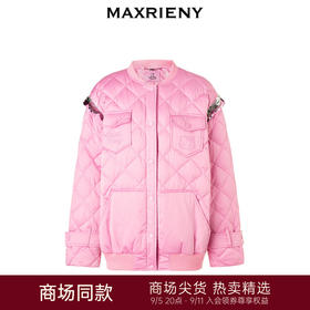 MAXRIENYkitty粉oversize宽松羽绒服(货号:MC88DC769)