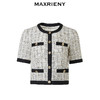 【黑白优雅主义-商场同款】MAXRIENY千金小香风率性直身花纱外套(货号:MC85JA017) 商品缩略图4