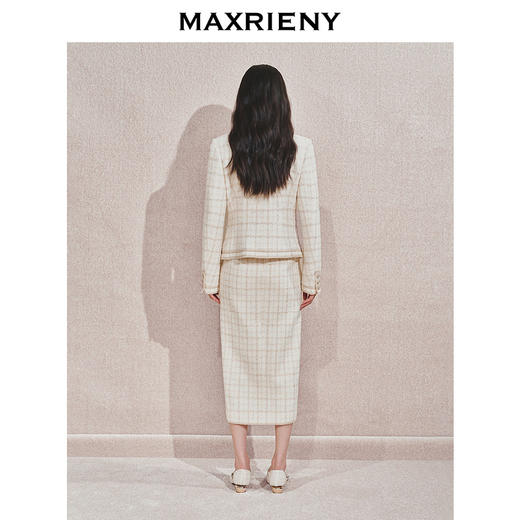 玛克门店发货：MAXRIENY复古宫廷风刺绣收腰外套(货号:MC85JA501) 商品图3