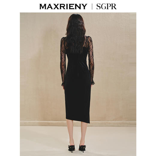 玛克门店发货：MAXRIENY法式浪漫复古连衣裙(货号:MS85DR761) 商品图2