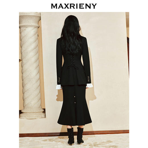 【商场同款-都市华丽日常】MAXRIENY通勤风收腰西服24春季新品女(货号:MC85JA036) 商品图3