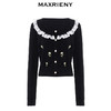 MAXRIENY复古学院风套头针织23冬季新款修身上衣女(货号:MC88SW794) 商品缩略图4