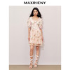 玛克门店发货：MAXRIENY浪漫度假风印花连衣裙蓬蓬裙(货号:MC85DR401) 商品缩略图1
