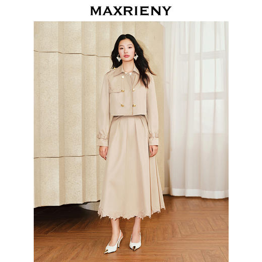 MAXRIENY*复古感绣花搭片短外套上衣(货号:MS85JA002) 商品图1