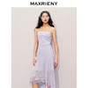 玛克门店发货：MAXRIENY优雅浪漫抽褶收腰吊带连衣裙(货号:MC85DR551) 商品缩略图2