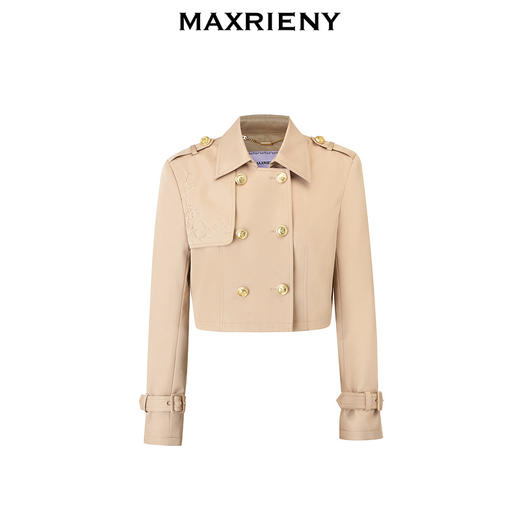 MAXRIENY*复古感绣花搭片短外套上衣(货号:MS85JA002) 商品图4