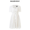 玛克门店发货：MAXRIENY浪漫华丽感玫瑰珠饰蕾丝连衣裙(货号:MC85DR072) 商品缩略图4