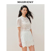 玛克门店发货：MAXRIENY华丽浪漫感刺绣钉珠上衣2024夏款(货号:MC85TP289) 商品缩略图2