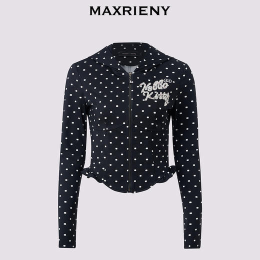 【Hello Kitty时尚防晒系列】MAXRIENY Kitty短款连帽防晒外套(货号:MC85JA269) 商品图4