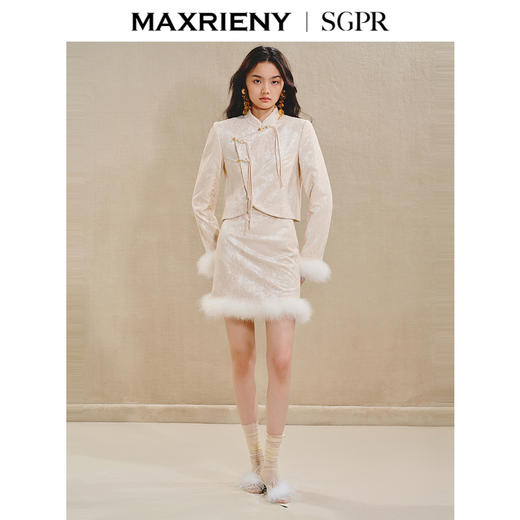 玛克门店发货：MAXRIENY贵雅新中式半裙(货号:MS85SK512) 商品图2