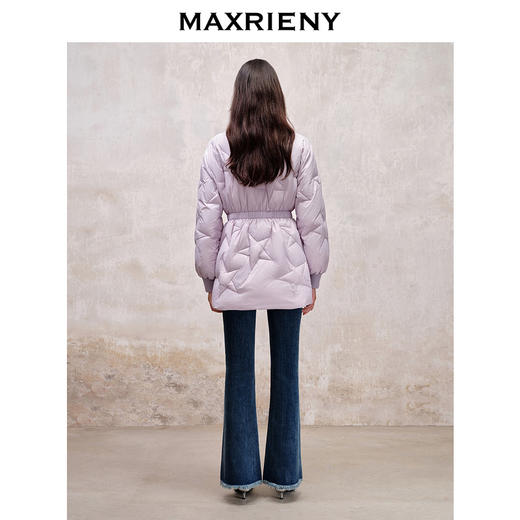 MAXRIENY*复古感羽绒服中长款保暖外套(货号:MS88DC517) 商品图3