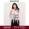 玛克门店发货：MAXRIENY甜美撞色波浪桑蚕丝上衣女2024夏季新款(货号:MC85TP270) 商品缩略图0