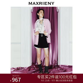 MAXRIENY kitty粉针织外套2023冬季新款(货号:MS88JA779)