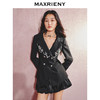 【贵雅日常-商场同款】MAXRIENY*都市感流苏钉珠收腰西装外套(货号:MC85JA574) 商品缩略图2