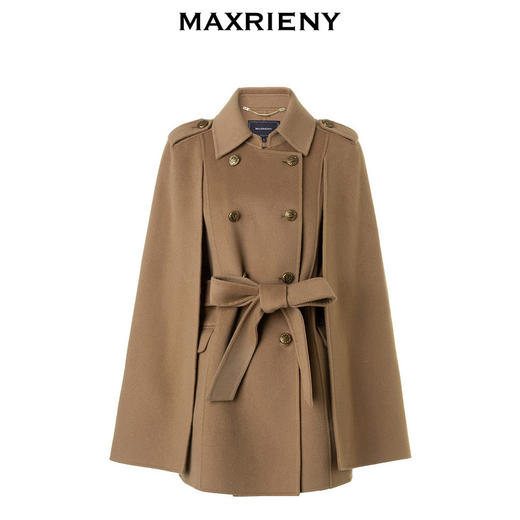 玛克门店发货：MAXRIENY复古*珍珠链条毛呢外套大衣女(货号:MC88CT796) 商品图3