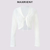 【海边度假-商场同款】MAXRIENY清冷新中式上衣外搭藤蔓花蕾丝(货号:MC85JA273) 商品缩略图4