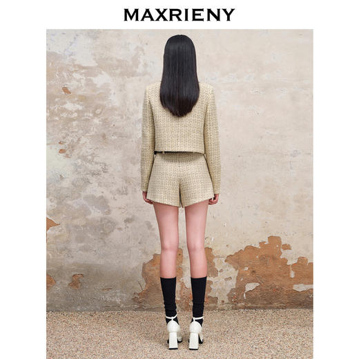玛克门店发货：MAXRIENY名媛千金小香风短外套(货号:MS88JA537) 商品图3