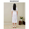 MAXRIENY*御姐风开叉连衣裙镂空小白裙派对礼裙(货号:MC88DR378) 商品缩略图3