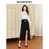 MAXRIENY*复古感高腰开衩铅笔直身半裙半身裙子(货号:MS85SK019) 商品缩略图1