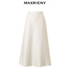 MAXRIENY优雅复古小香风花纱半裙a字伞摆半身裙(货号:MS85SK010) 商品缩略图4