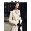 MAXRIENY*复古风奶白色双面呢大衣极简羊毛外套(货号:MS88CT543) 商品缩略图2