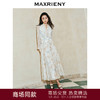 玛克门店发货：MAXRIENY浪漫复古印花伞摆半裙桑蚕丝裙(货号:MC85SK022) 商品缩略图0