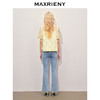 玛克门店发货：MAXRIENY清冷新中式钉珠挖肩上衣修身显瘦(货号:MC85TP325) 商品缩略图3