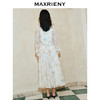 玛克门店发货：MAXRIENY浪漫复古印花伞摆半裙桑蚕丝裙(货号:MC85SK022) 商品缩略图3