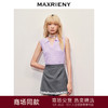玛克门店发货：MAXRIENY*华丽毛衫条纹珠光POLO领上衣(货号:MC85SW310) 商品缩略图0