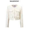 MAXRIENY*复古流苏小香风外套薄截短上衣(货号:MS85JA001) 商品缩略图4