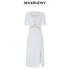 MAXRIENY*御姐风开叉连衣裙镂空小白裙派对礼裙(货号:MC88DR378) 商品缩略图4