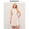 玛克门店发货：MAXRIENY华丽新中式玫瑰钉珠流苏连衣裙(货号:MC85DR351) 商品缩略图1