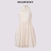玛克门店发货：MAXRIENY华丽新中式玫瑰钉珠流苏连衣裙(货号:MC85DR351) 商品缩略图4
