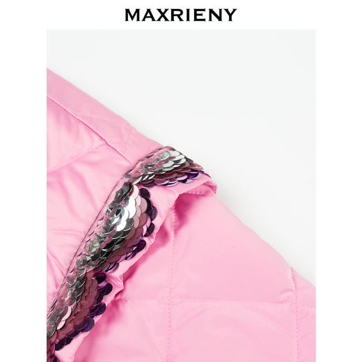 MAXRIENYkitty粉oversize宽松羽绒服(货号:MC88DC769) 商品图3