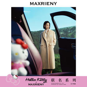 玛克门店发货：【MAXRIENY x Hello Kitty联名系列】羊毛直筒外套(货号:MC88CT776)