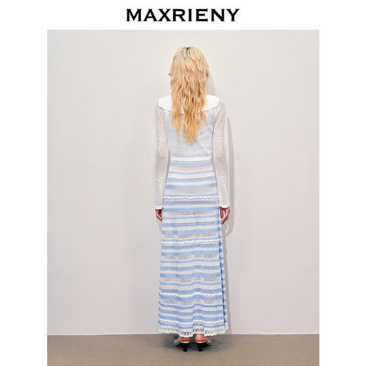 【海边度假-商场同款】MAXRIENY清冷新中式上衣外搭藤蔓花蕾丝(货号:MC85JA273) 商品图3