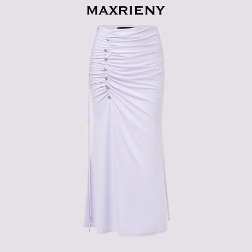 预售玛克门店发货：MAXRIENY*日常系带设计半裙修身显瘦(货号:MC85SK322) 商品图4