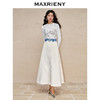 MAXRIENY*复古感半裙*A型廓形牛仔拼接裙子(货号:MC88SK792) 商品缩略图3
