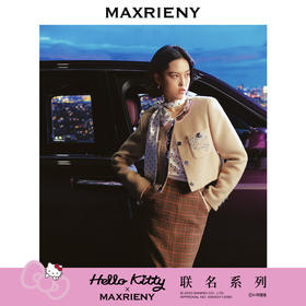 玛克门店发货：【MAXRIENY x Hello Kitty联名系列】短款小香外套(货号:MC88JA832)