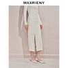 玛克门店发货：MAXRIENY宫廷刺绣双开衩铅笔裙(货号:MC85SK505) 商品缩略图2