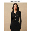 MAXRIENY*复古感毛织连衣裙秋冬羊毛针织长裙(货号:MS88DR763) 商品缩略图2
